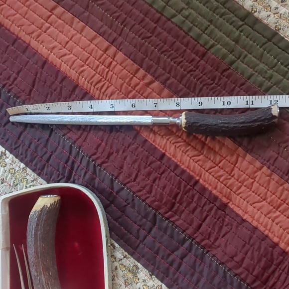 CUTLASS* Leppington Knife Carving Set Sheffield England 3pc w/ original case - Picture 7 of 14